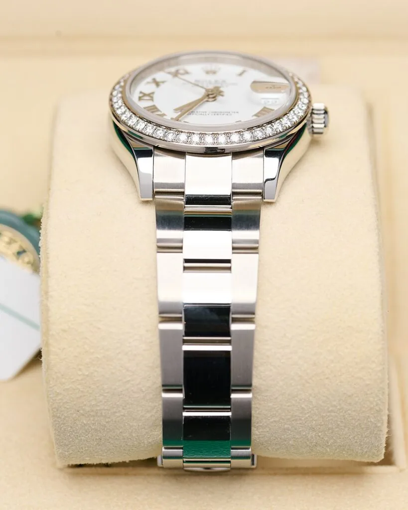 RLX Datejust m278384RBR-0013/0014 White 31mm Dial Oyster Watch