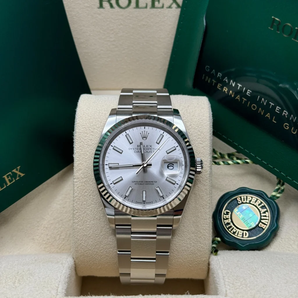 RLX Datejust 36mm 126234 Silver Index Dial Oyster Stainless Steel