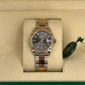 RLX Datejust m278241-0017/0018 Slate 31mm Dial Oyster Bracelet Watch