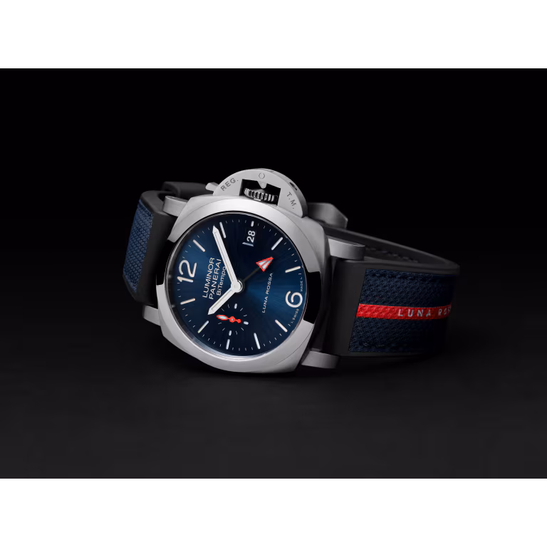 【7A Quality】Panerai Luminor Quaranta BiTempo Luna Rossa 40mm PAM01404