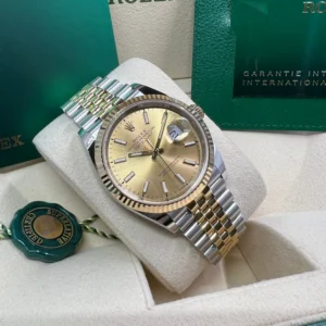 RLX Datejust 36mm 126233 Champagne Dial Jubilee Bracelet Watch