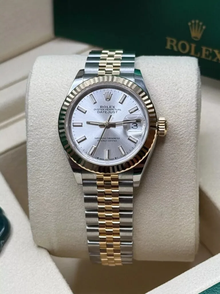 RLX Lady-Datejust 31mm 279173 Silver Index Dial Oyster Bracelet