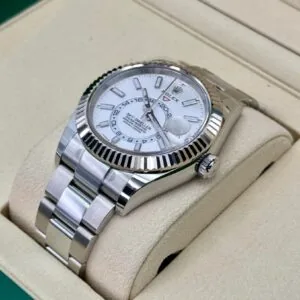 RLX Sky-Dweller 42mm 336934-0003/0004 Stainless Steel White Dial Oyster