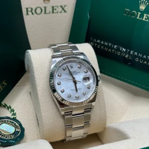 RLX Datejust 36mm 126234 Mother of Pearl Diamond Dial Oyster Stainless Steel