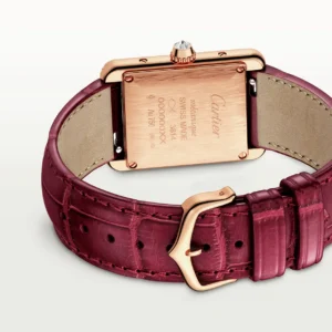 Tank Louis Cartier Watch Small Model Diamond Red WJTA0037 - United Luxury