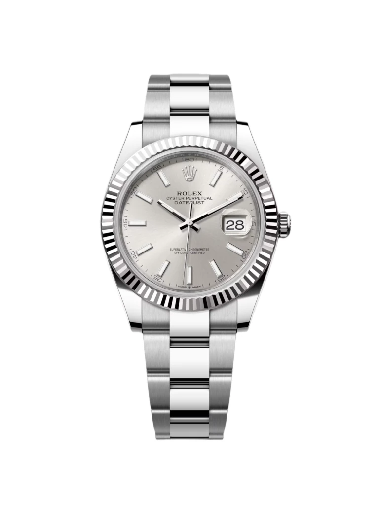 RLX Datejust 41mm 126334 Silver Index Jubilee Stainless Steel Mens Watch