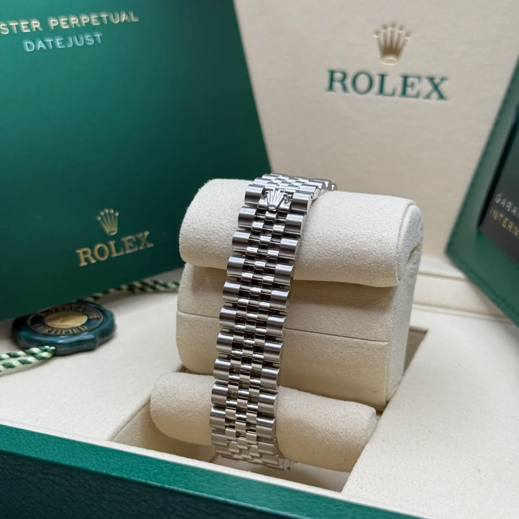 RLX Datejust m278240-0011/0012 31mm Green Stick Domed Bezel Oyster Oystersteel