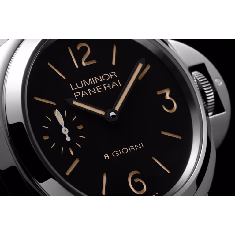 【7A Quality】Panerai Luminor 8 Giorni Black 44mm PAM00915