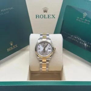 RLX Lady-Datejust 31mm 279173 Silver Diamond Dial Oyster Bracelet