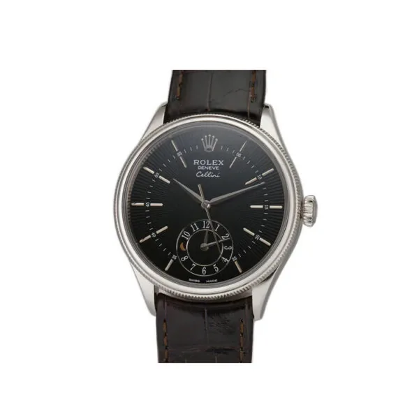 RCellini Dual Time Solid 18k White Gold Men's Watch 50529-0010