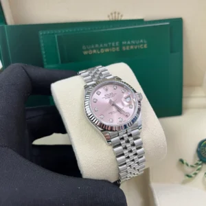 RLX Lady-Datejust 31mm 279174 Pink Diamond Dial Oyster Bracelet