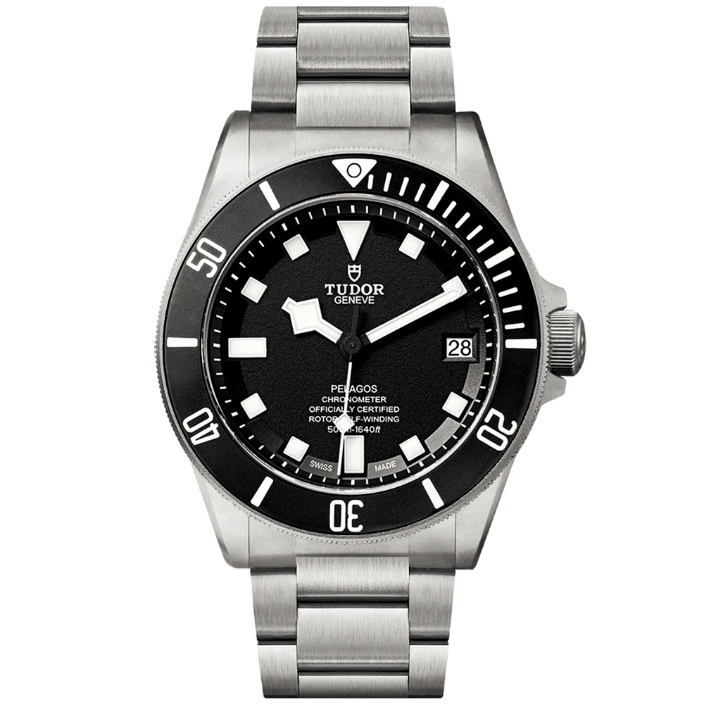 【7A Quality】TUDOR Pelagos 42mm Black Dial & Ceramic Bezel Men's Titanium Automatic Watch M25600TN-0001