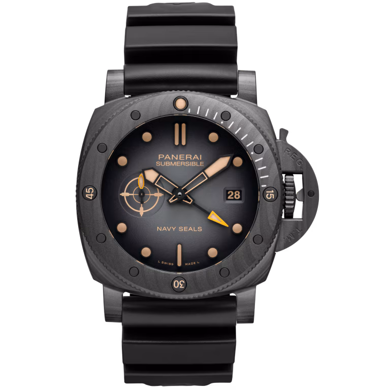 【7A Quality】Panerai Submersible QuarantaQuattro GMT Navy SEALs Carbotech™ 44mm PAM01513