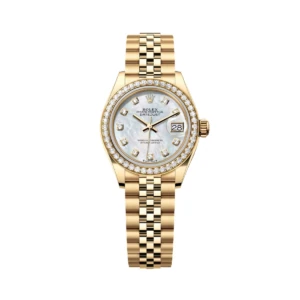 RLX Lady-Datejust 31mm 279138RBR White Mother-of-Pearl Dial President Bracelet Watch