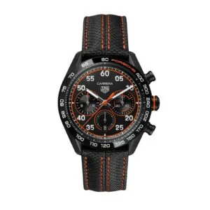 【7A Quality】TAG Heuer Carrera Chronograph x Porsche Orange Racing Men's Watch CBN2A1M.FC6526