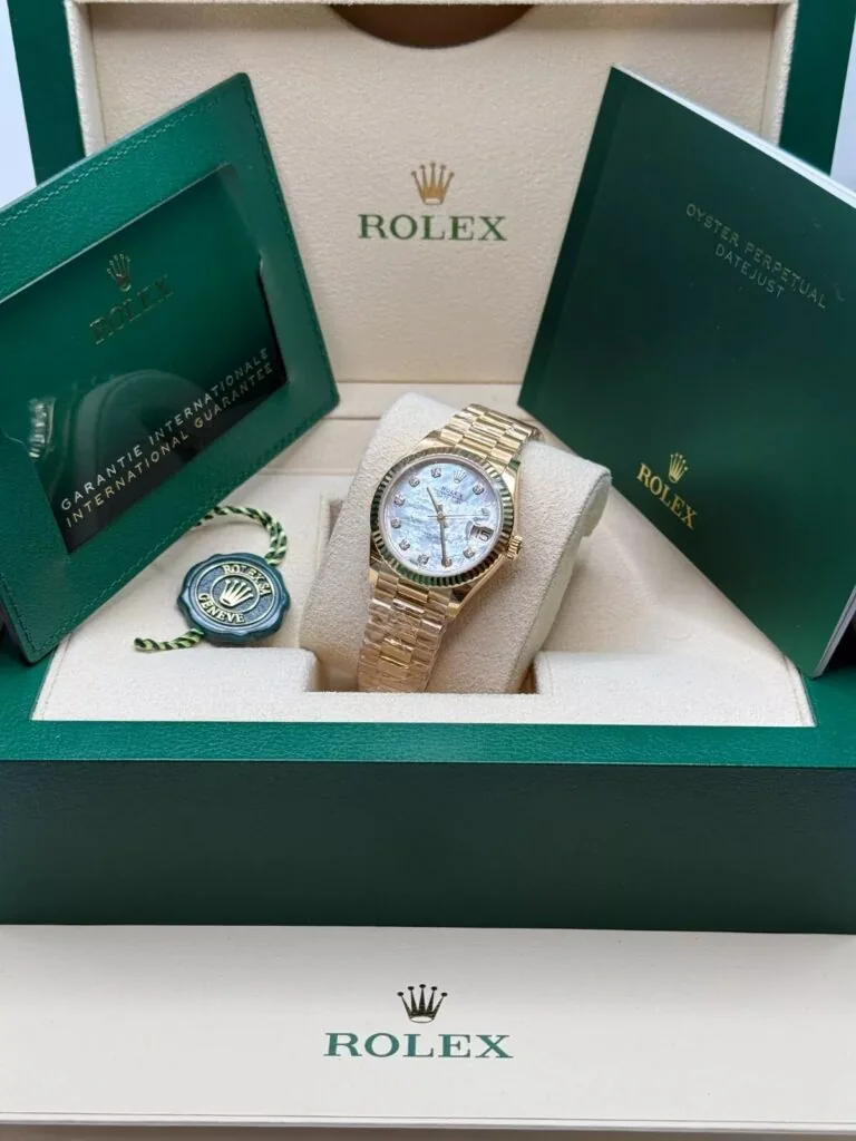 RLX Datejust m278278-0020 White 31mm Dial President Bracelet Watch