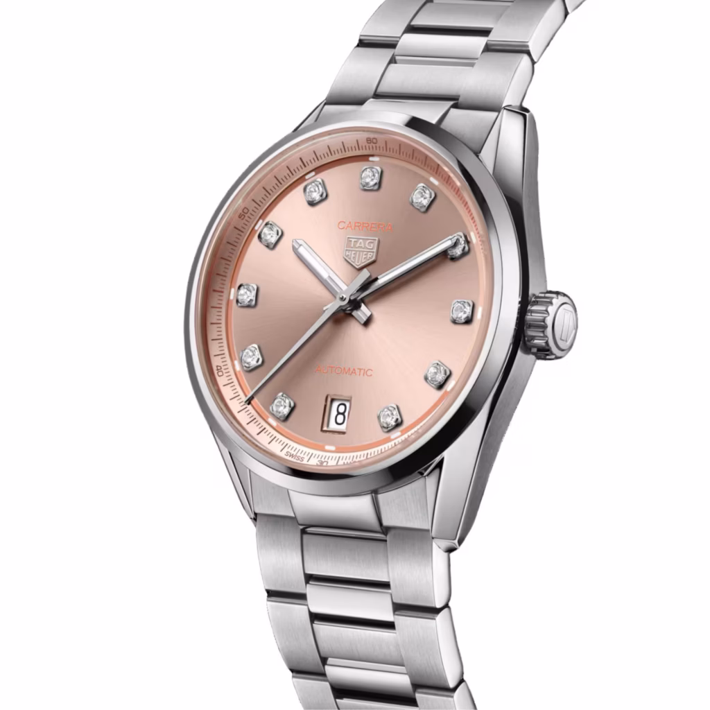 【7A Quality】TAG Heuer Carrera Date 36mm Ladies Watch Diamond Dot WBN231D.BA0001