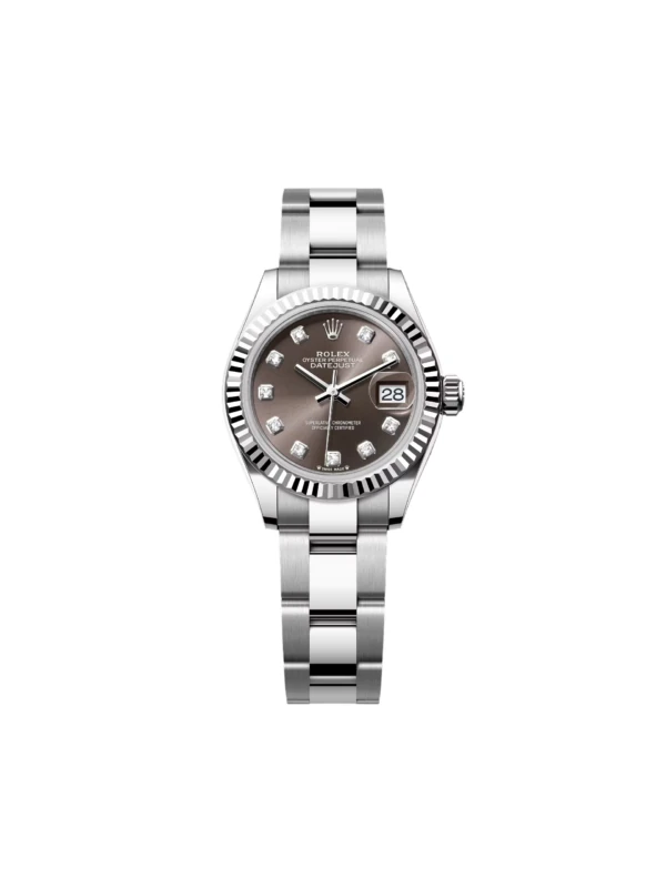 RLX Lady-Datejust 31mm 279174 Dark Grey Diamond Dial Oyster Bracelet