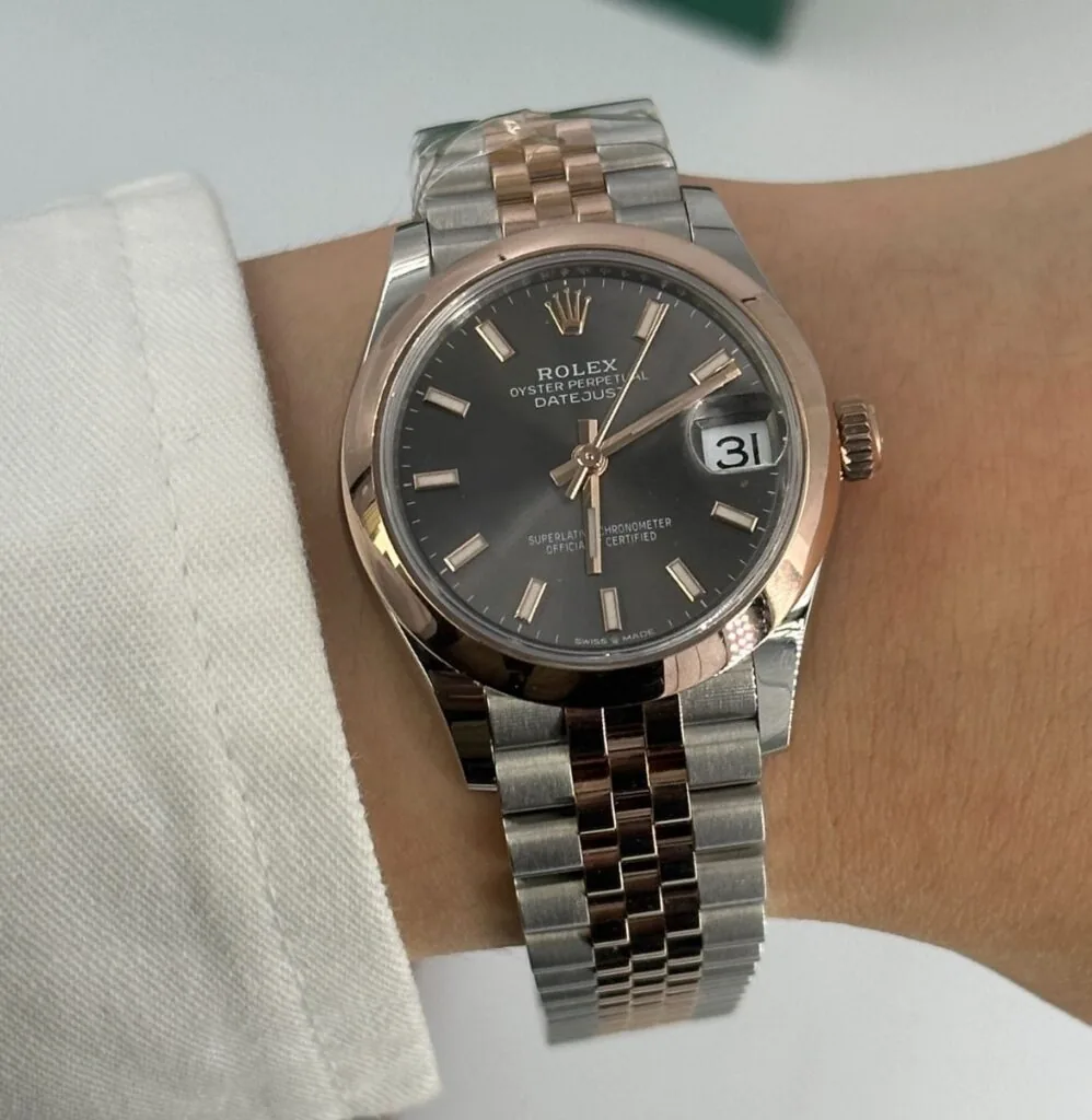 RLX Datejust m278241-0017/0018 Slate 31mm Dial Oyster Bracelet Watch