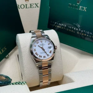 RLX Datejust m278271-0001/0002 White 31mm Dial Oyster Bracelet Watch