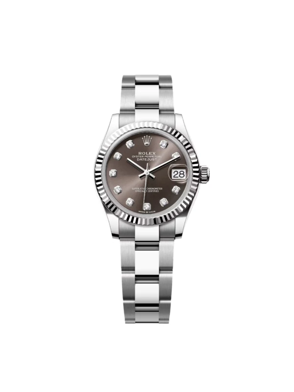RLX Datejust m278274-0007/0008 Dark Grey 31mm Dial Oyster Watch