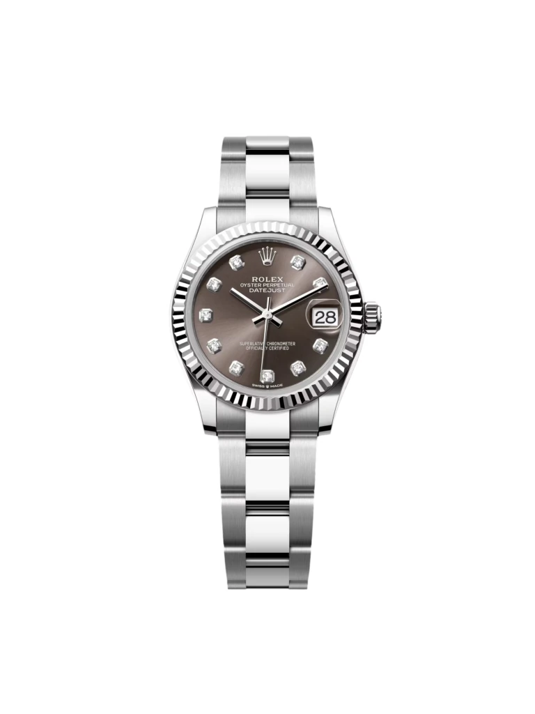 RLX Datejust m278274-0007/0008 Dark Grey 31mm Dial Oyster Watch