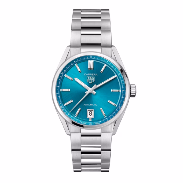 【7A Quality】TAG Heuer Carrera Date 36mm Unisex Watch Turquoise WBN2316.BA0001