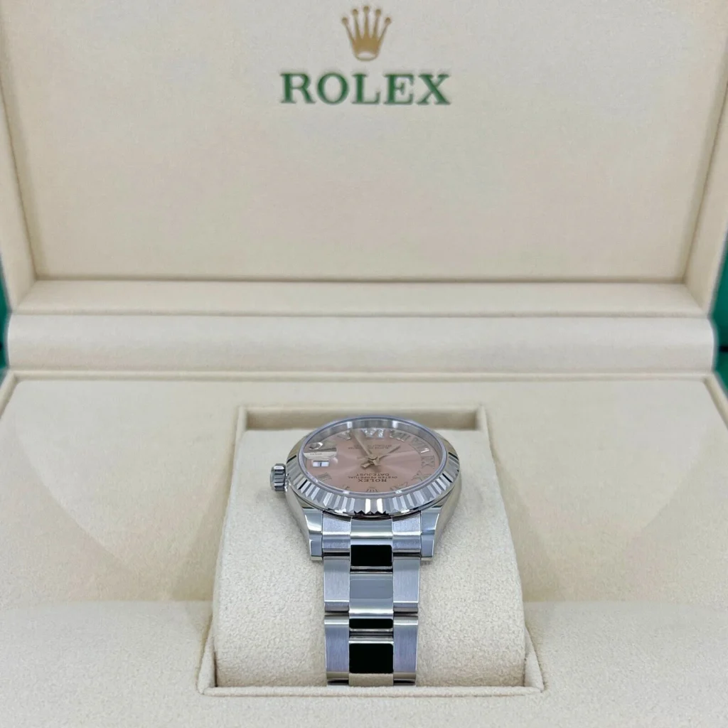 RLX Datejust m278274-0023/0024 Pink 31mm Dial Oyster Watch