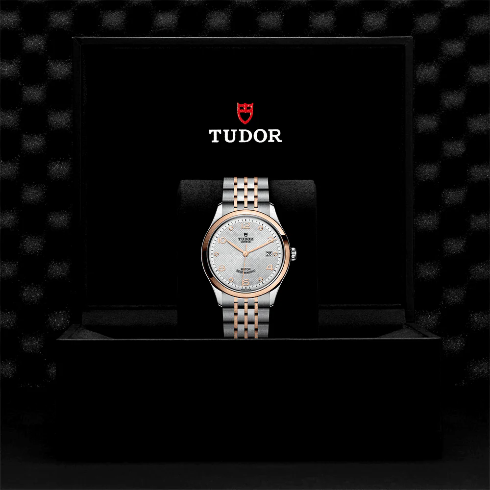 【7A Quality】TUDOR 1926 39mm Two-Tone Silver Diamond Dial Men's Automatic Bracelet Watch M91551-0002