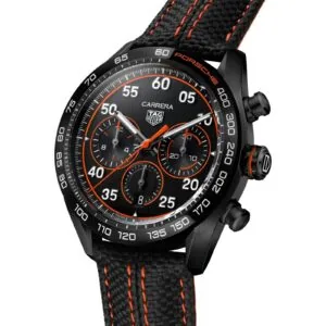 【7A Quality】TAG Heuer Carrera Chronograph x Porsche Orange Racing Men's Watch CBN2A1M.FC6526