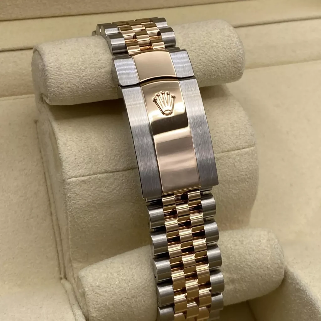 RLX Datejust 41mm 126301 Chocolate Diamond Jubilee Steel and Everose Gold Watch