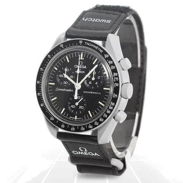 Swatch x Omega SO33M100 Bioceramic Moonswatch Mission to the Moon