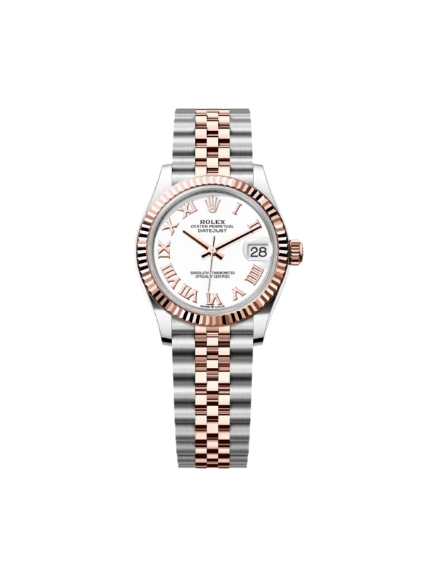 RLX Datejust m278271-0001/0002 White 31mm Dial Oyster Bracelet Watch