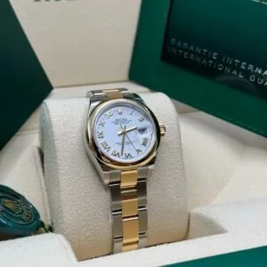 RLX Lady-Datejust 31mm 279163 White Roman Dial Oyster Bracelet