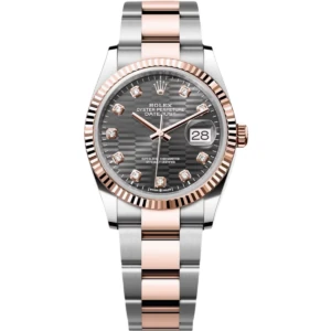 RLX Datejust 36mm 126231 Slate Fluted Motif Dial 36mm Jubilee Bracelet