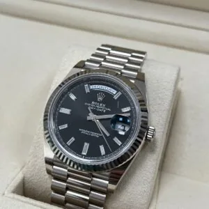 RLX Day-Date 40mm Black Diamonds Dial 228236-0004