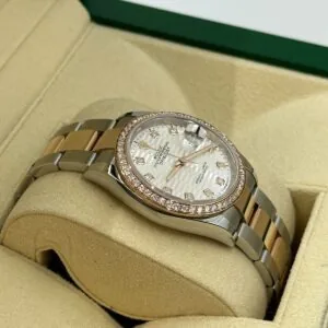 RLX Datejust 36mm 126281 Silver Palm Index Dial Jubilee Bracelet