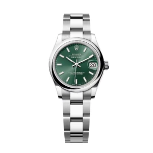 RLX Datejust m278240-0011/0012 31mm Green Stick Domed Bezel Oyster Oystersteel