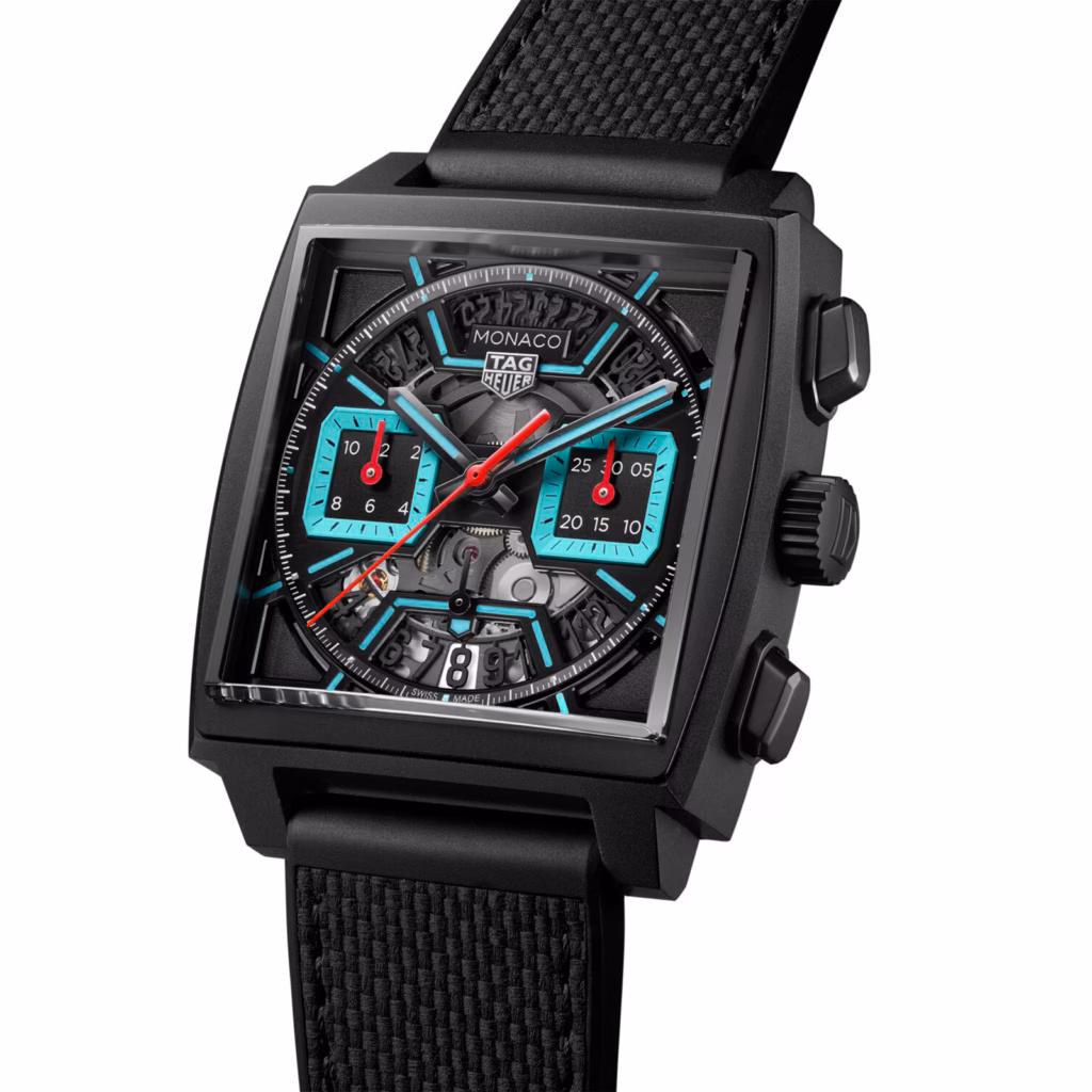 【7A Quality】TAG Heuer Monaco Chronograph 39mm Mens Watch Titanium Turqouise CBL2184.FT6236