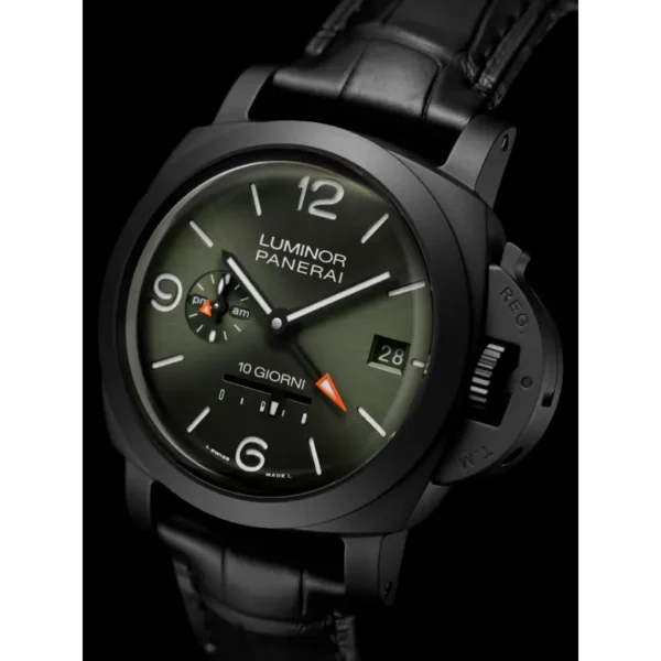【7A Quality】Panerai Luminor Dieci Giorni GMT Ceramica 44mm PAM01483