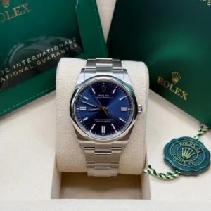 RLX Oyster Perpetual 36mm 126000-0015 Blue Dial Stainless Steel Oyster Bracelet