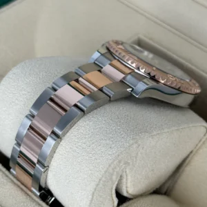 RLX Yacht-Master 37mm Steel and Everose Gold Watch - Black Dial - Oyster Bracelet 268621