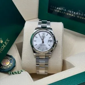 RLX Datejust m278274-0011/0012 Silver Dial 31mm Fluted Bezel Oyster Bracelet