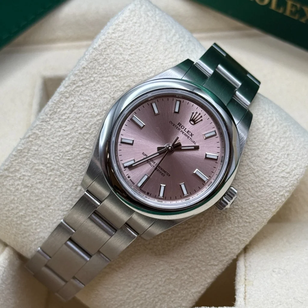 RLX Oyster Perpetual 31mm 277200-0009 Pink Dial Oyster Bracelet Watch