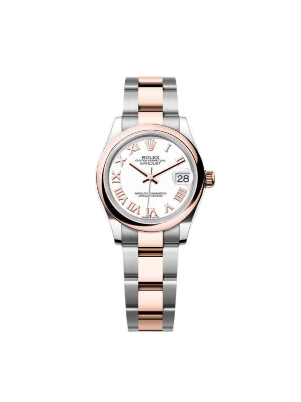RLX Datejust m278241-0001/0002 White 31mm Dial Oyster Bracelet Watch