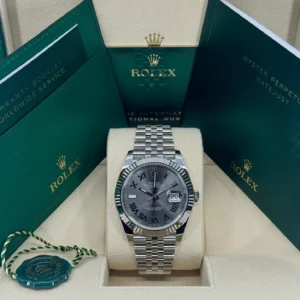 RLX Datejust 36mm 126234 Datejust Slate Roman Dial Jubilee Watch