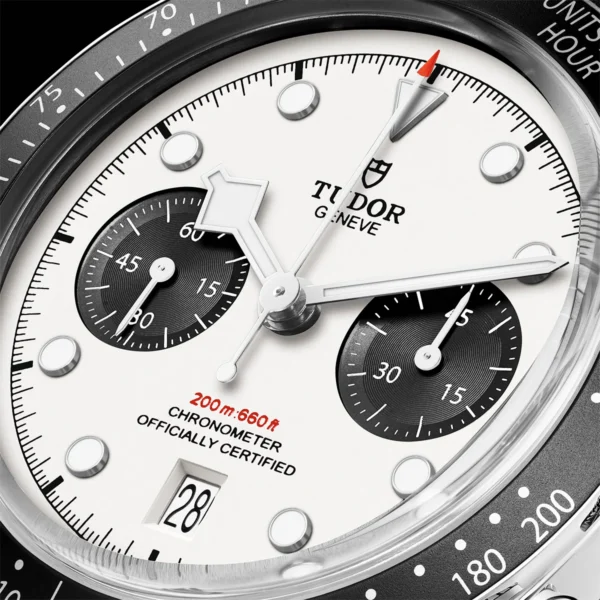【7A Quality】TUDOR Black Bay Chrono 41mm Opaline/Black Dial Men's Automatic Bracelet Watch M79360N-0002