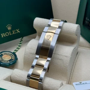 RLX Datejust 41mm 126303 White Index Oyster Steel and Yellow Gold Mens Watch