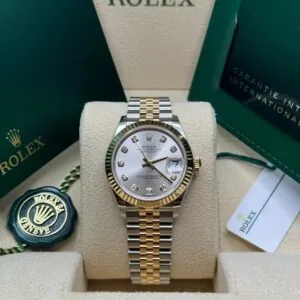 RLX Datejust m278273-0019/0020 31mm Silver Dial Stainless Steel and Yellow Gold Oyster Watch