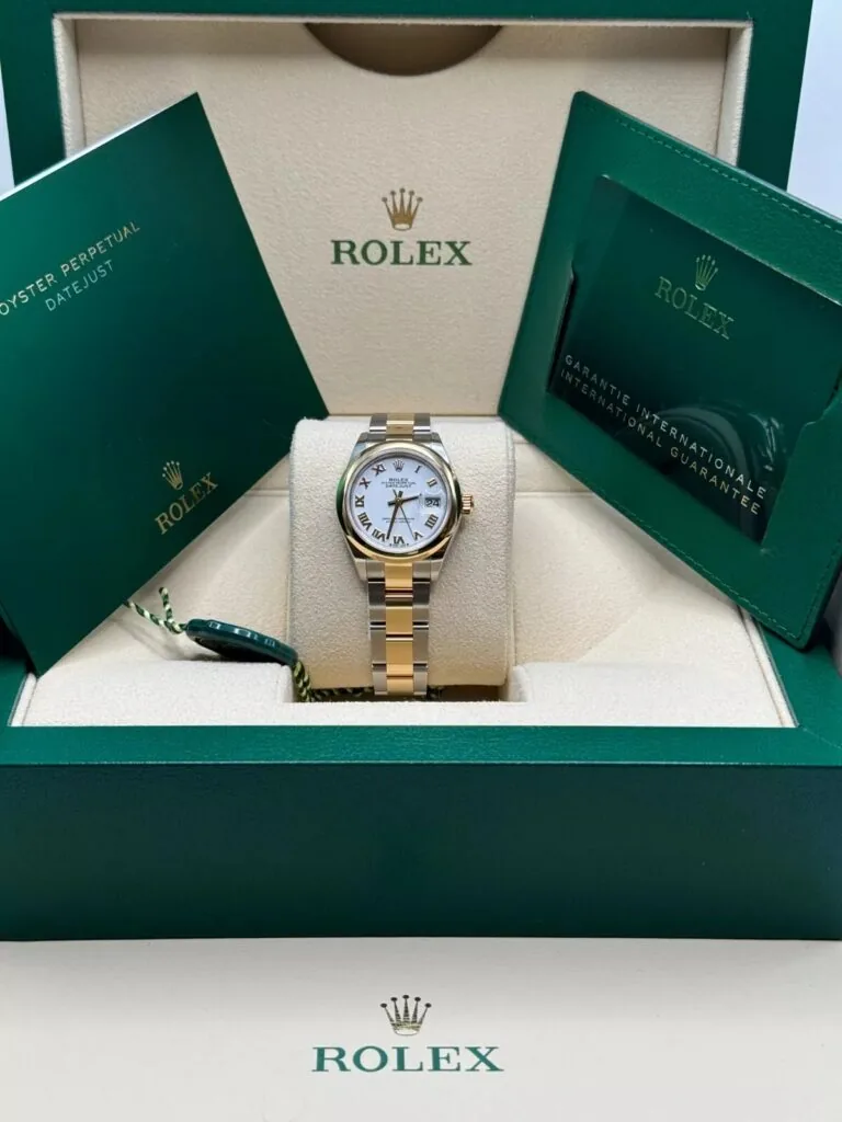RLX Lady-Datejust 31mm 279163 White Roman Dial Oyster Bracelet